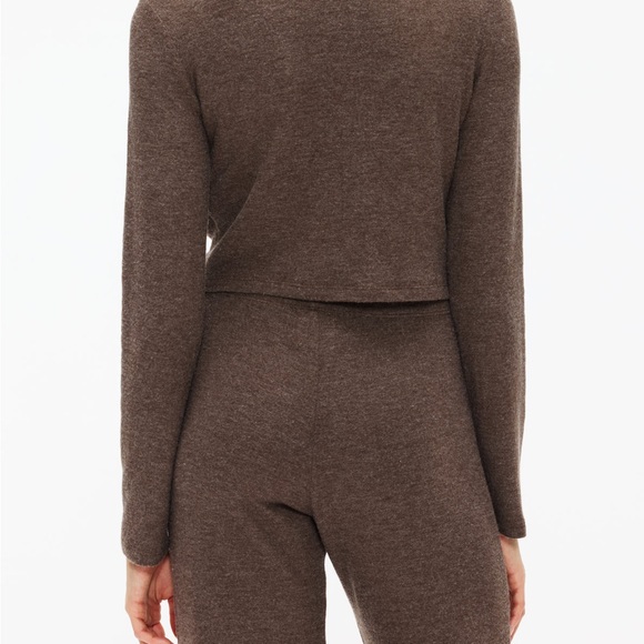 LESET Brown Cardigan Sweater - Picture 2 of 5